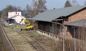 Weichenauswechselung - Foto: Dennis Philipp, Neuenmarkt