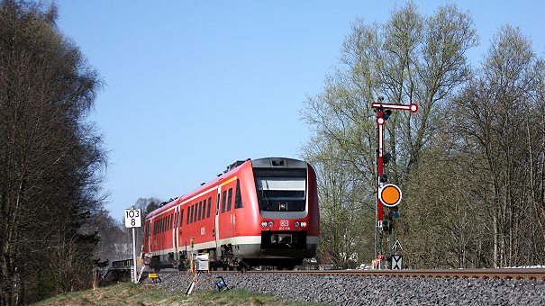 VT 612 158 am alten Esig F - Foto: Volker Seidel, Münchberg