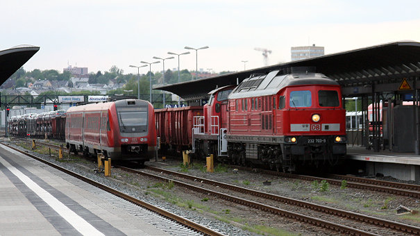 232 703-9, 294 765-3 und 612 055 - Foto: Volker Seidel, Münchberg