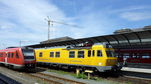 Schienenprüfzug - Foto: Manfred Hösch, Hof