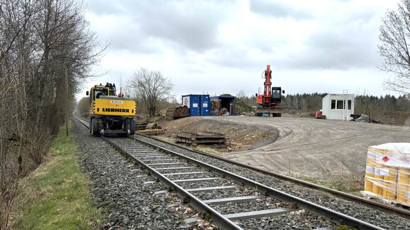 Zeller Lokalbahn: Bauarbeiten begonnen - Foto: Volker Seidel, Münchberg