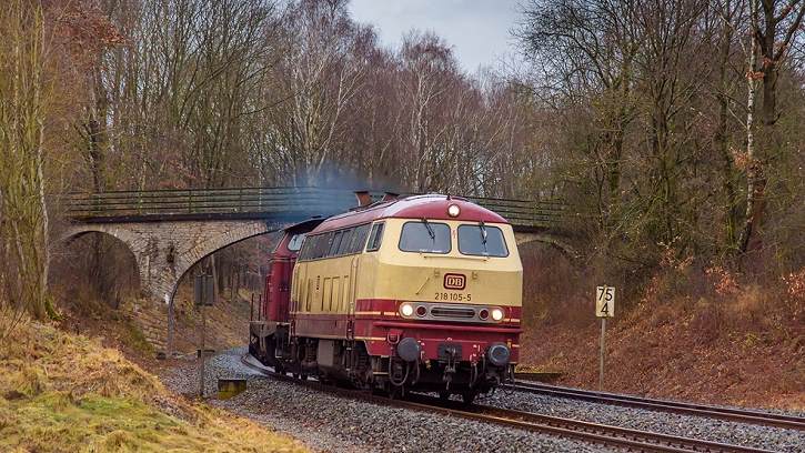 2. Februar 2018: 36. MEC 01 Medienabend "Bahnimpressionen, Baustellen und etwas Dampf" - Frankenwaldimpressionen 2017 - Foto: Florian Fraaß, Bad Berneck