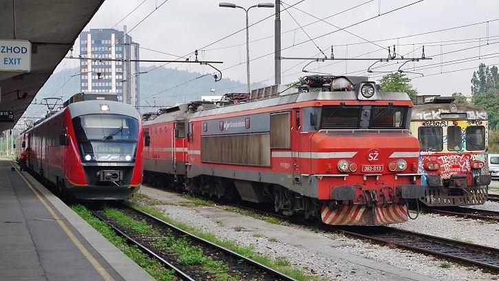 44. MEC 01 Medienabend - 312 116, 363 013 und 315 226 am 19. September 2018 in Ljubljana - Foto: Karlheinz Völkel, Thurnau