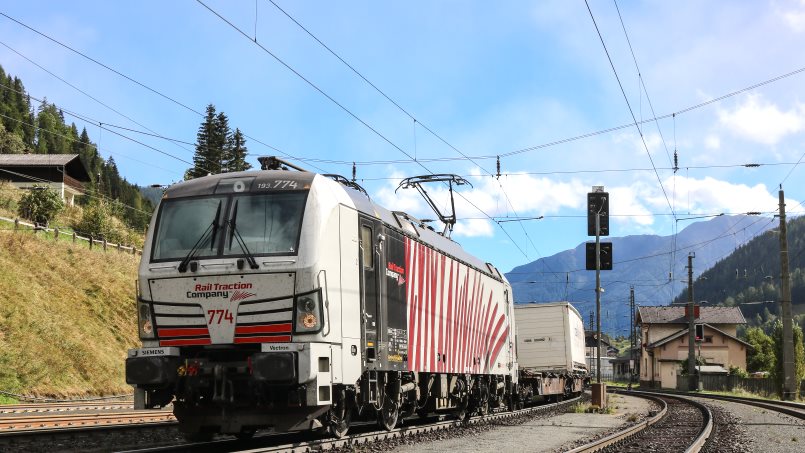 48. MEC 01 Medienabend - 193 774 (Vectron) im Bahnhof Mallnitz-Obervellach an der Tauernbahn - Foto: Dominic Nübel