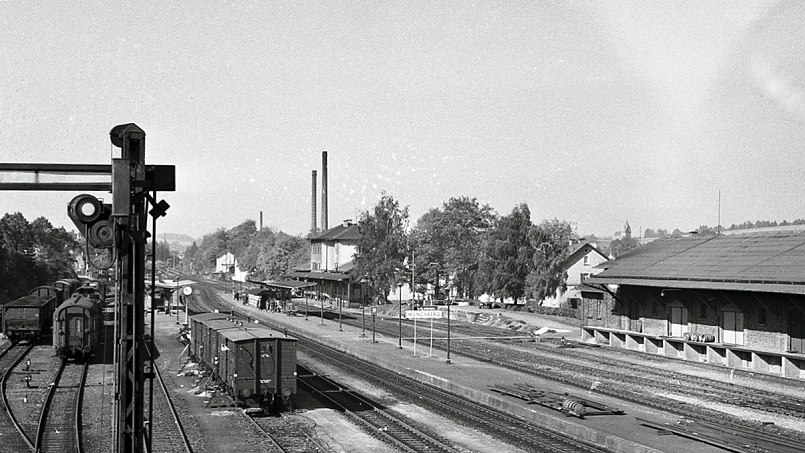 72. MEC 01 Medienabend: Münchberg und Umgebung - Münchberg in den frühen 1960ern - Bahn und Modellbahn im heimatlichen Münchberg - Foto: Gernot Dietel