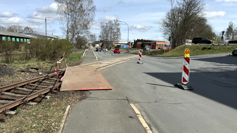 Zeller Lokalbahn: Bauarbeiten update - Foto: Volker Seidel, Münchberg