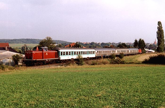 V 100 1023 und 213 333 bei Heroldsberg