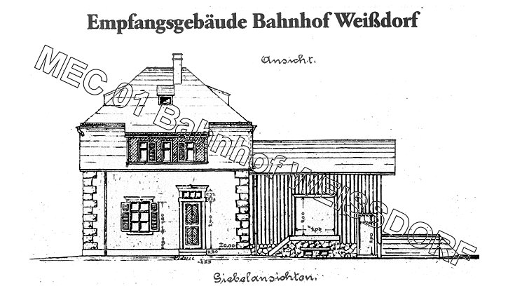 „Der Bahnhof WEISSDORF“ - Preis 37,95 Euro ohne Versand