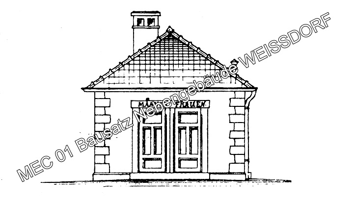 „Nebengebäude zum Bahnhof WEISSDORF“ - Preis 14,95 Euro ohne Versand